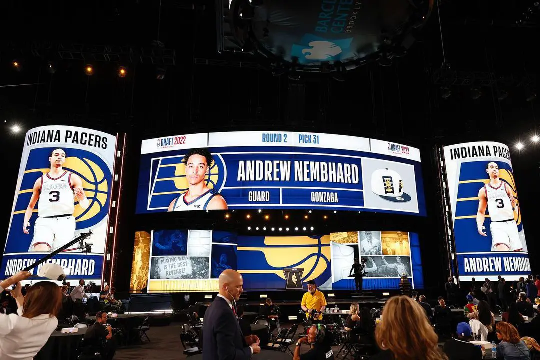 Andrew shared good news of his draft into the Indiana Pacers on July 3, 2022