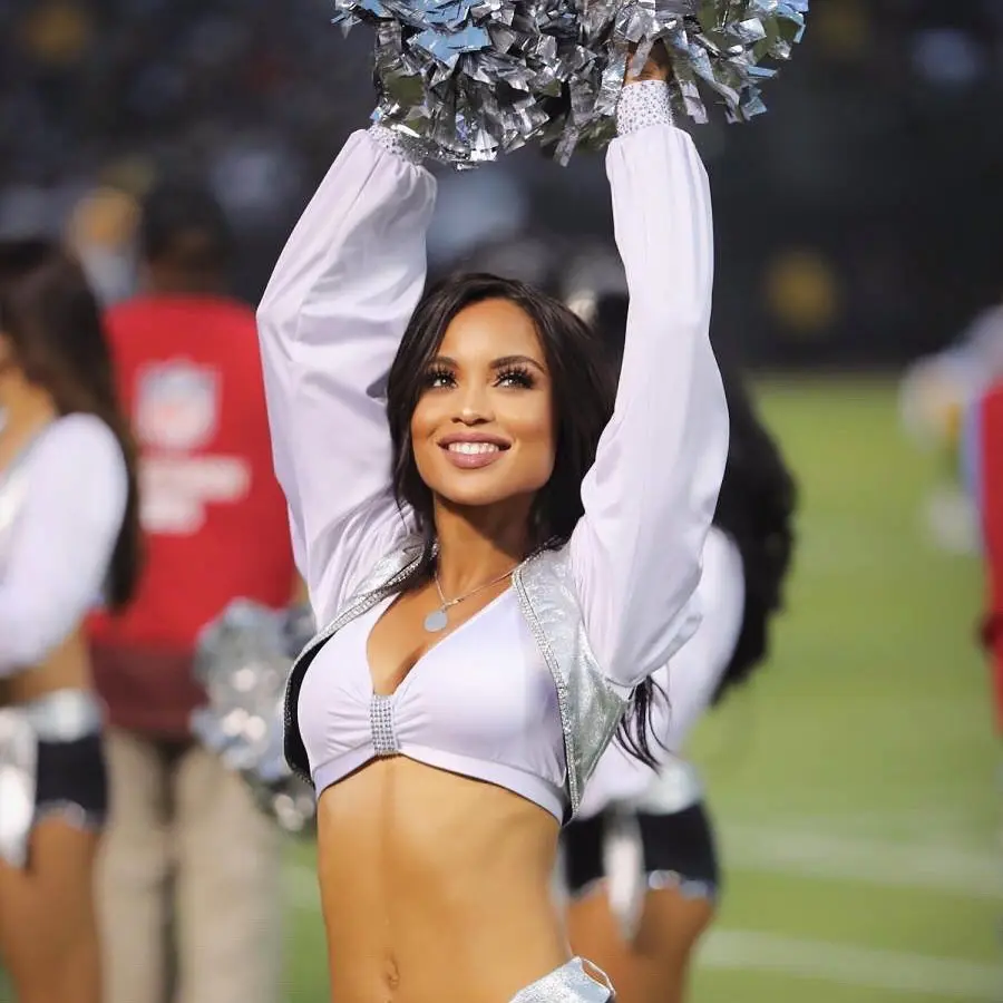 Shaniah was named 'Raiderette' of the year on back to back occasions 