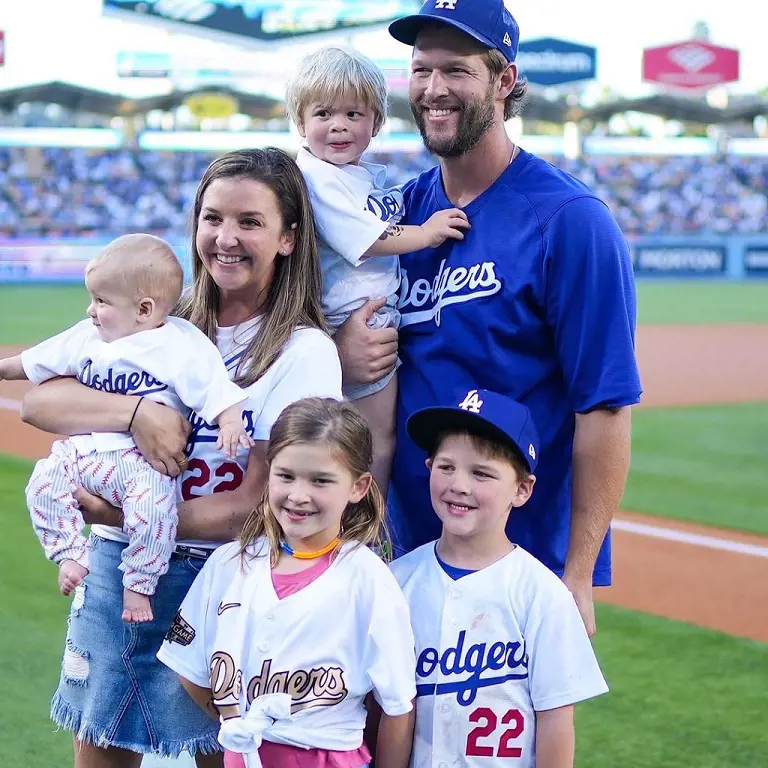Clayton Kershaw and his wife Ellen has three sons, Charley Clayton Kershaw, Cooper Ellis Kershaw, Chance James Kershaw and a daughter Cali Ann Kershaw.