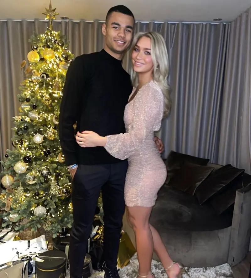 Cody Gakpo and his girlfriend Noa celebrated their first Christmas together after the couple went public on their relationship.