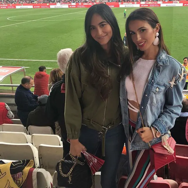 Imane has been supporting her husband's career by attending his games in the stadium