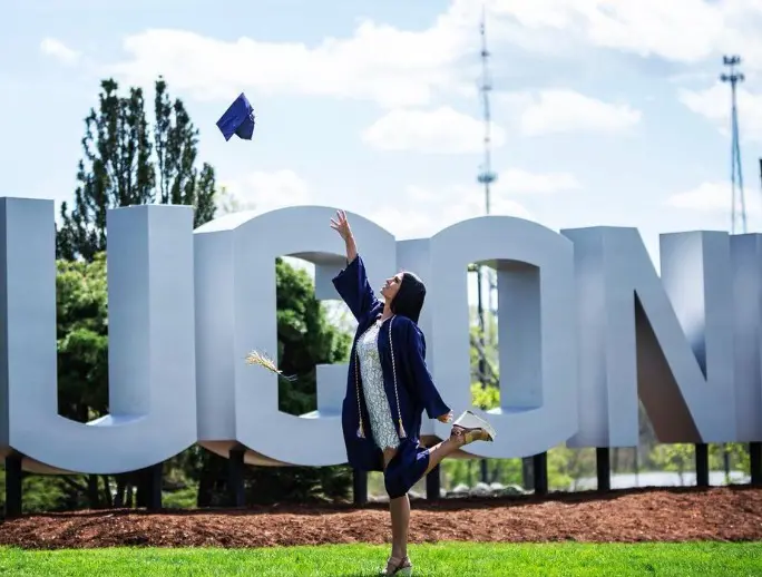 Charlie graduated from the University of Connecticut on May 12, 2019.
