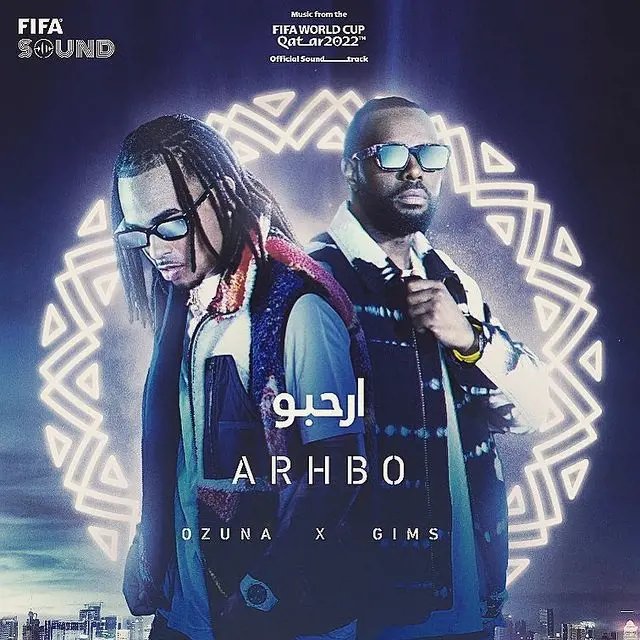 The official poster for the soundtrack 'Arhbo' featuring Ozuna and Gims