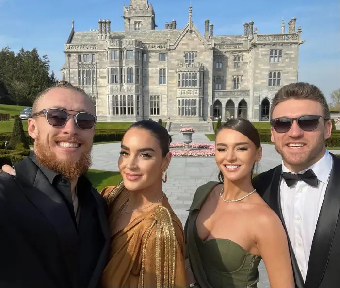 The couple visited Ireland on June 2022 along with 49ers fullback Kyle Juszczyk and his wife
