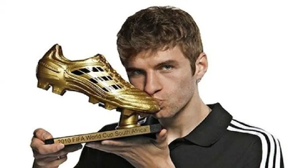 Germany’s Thomas Muller won the award but despite his five goals, Germany finished third.