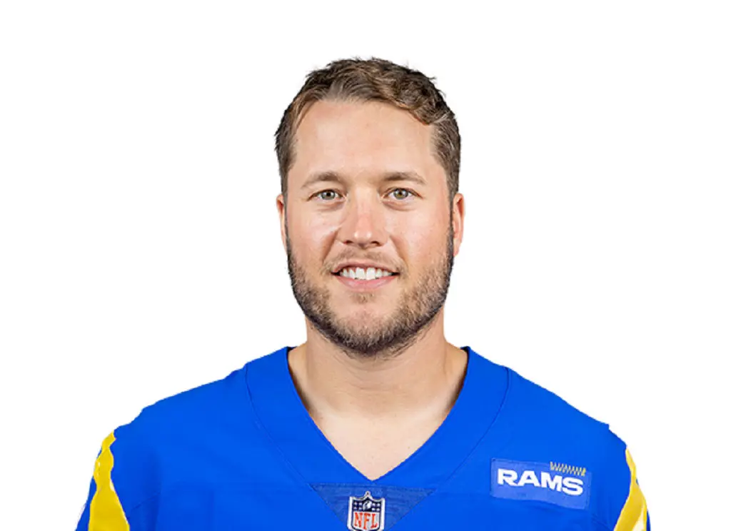 Matthew Stafford is a football quarterback for the Los Angeles Rams of the National Football League (NFL). 