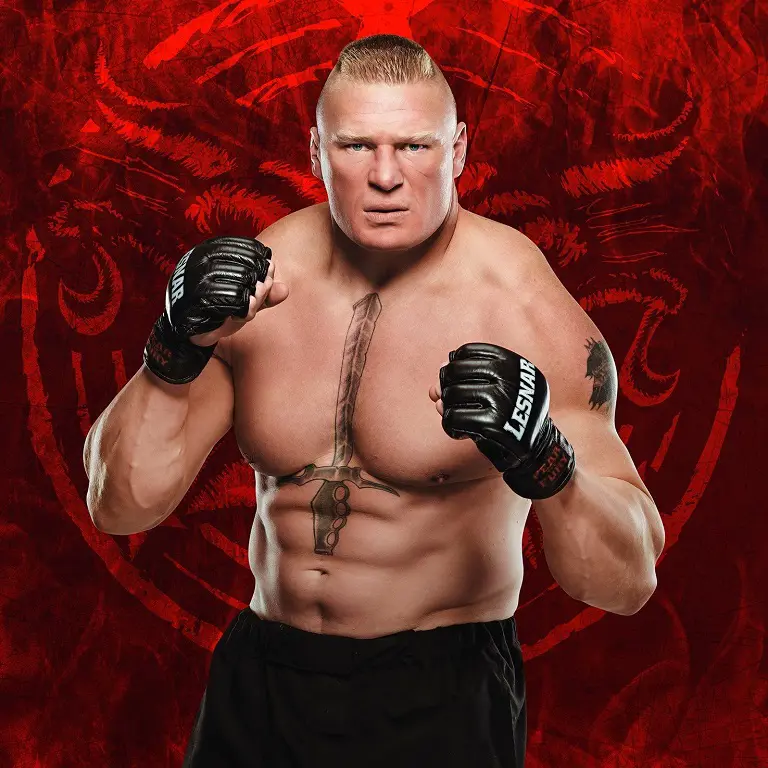 Brock Lesnar is a professional wrestler, former mixed martial artist (MMA), amateur wrestler.