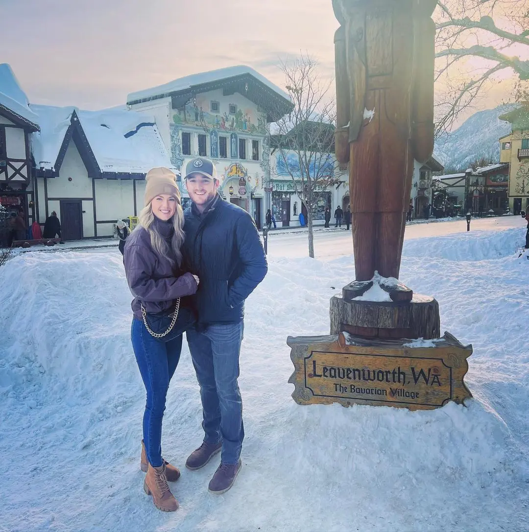Haley and Ty in Leavenworth, making the most out of the winter holidays.