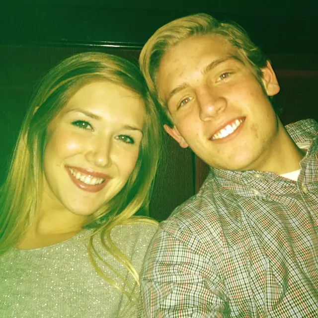 Jake first posted a picture with Hailey as they celebrate valentine together in 2014.