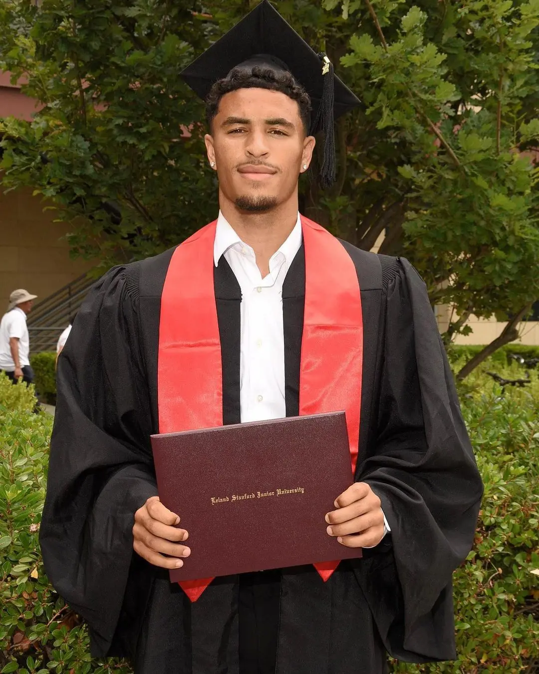 Wilson graduated from Stanford University with a Master's degree in June 2017.