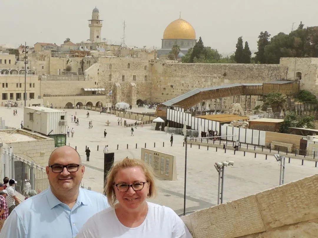Chris shared a sneak peak into his Jerusalem holiday.