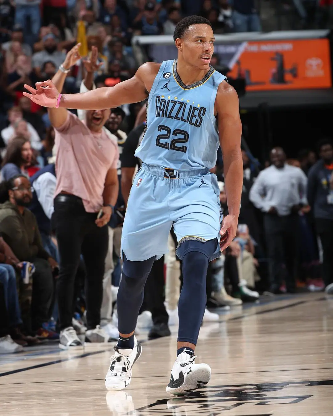 Desmond Bane plays as the shooting guard for the Grizzlies 