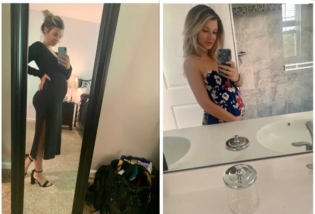 Ali's pictures from her first pregnancy.