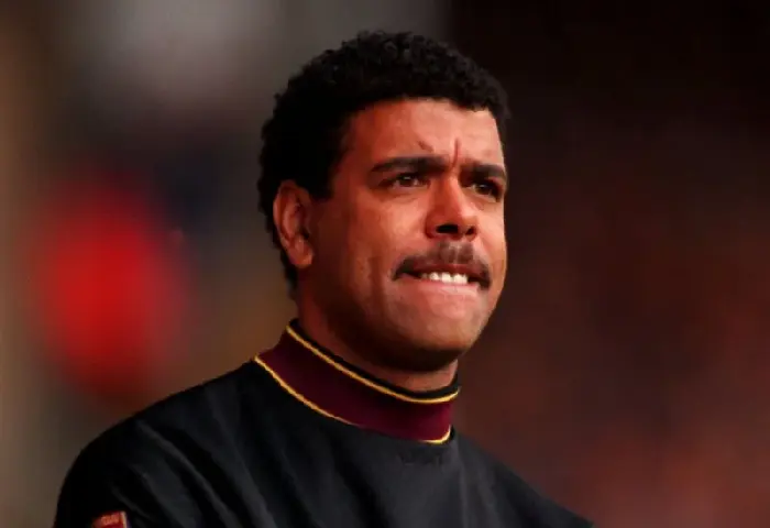 Chris Kamara during his time as the manager of Bradford City FC
