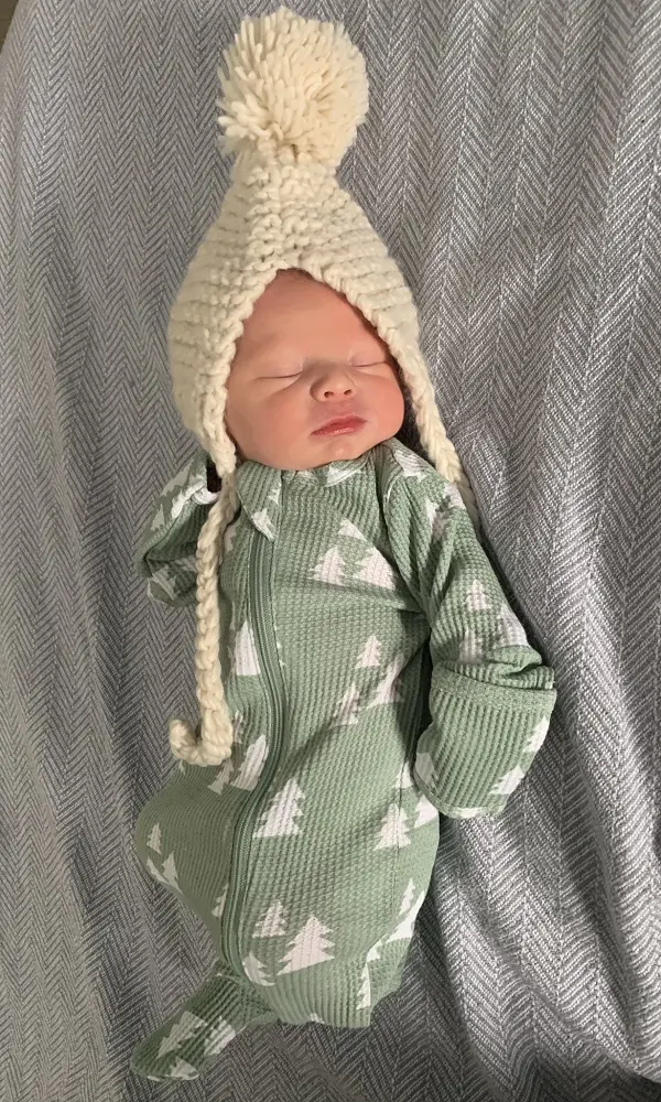 Phil posted a picture of his new child on Twitter. 