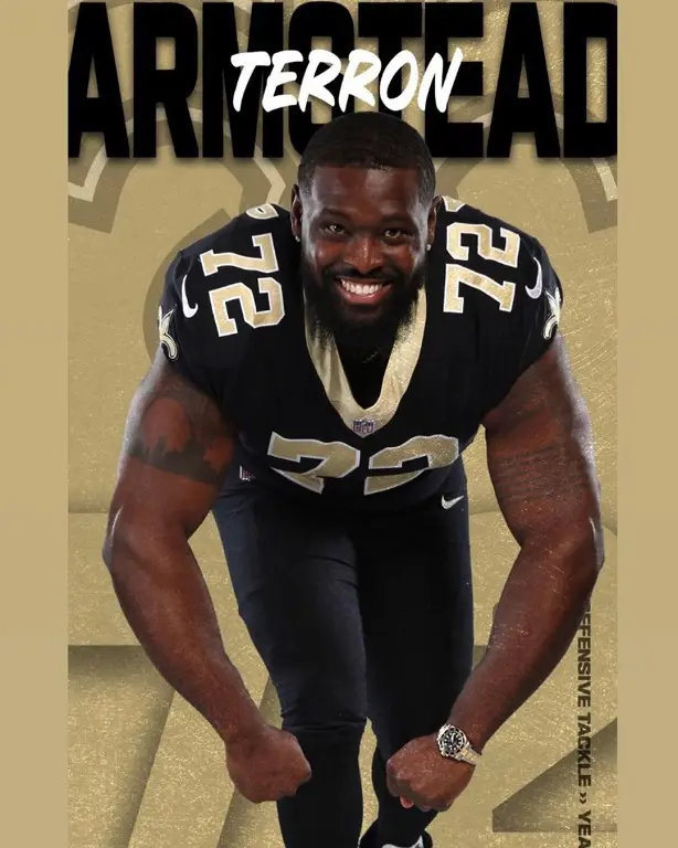 Terron Armstead is an American football offensive tackle for the Miami Dolphins of the National Football League.