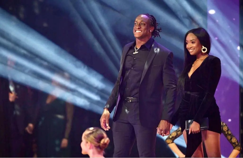 Terrell Edmunds and girlfriend Kayla Smith made their relationship Instagram official with this picture.