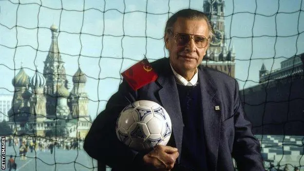 Lev Yashin was a football player for the Soviet Union throughout his career.