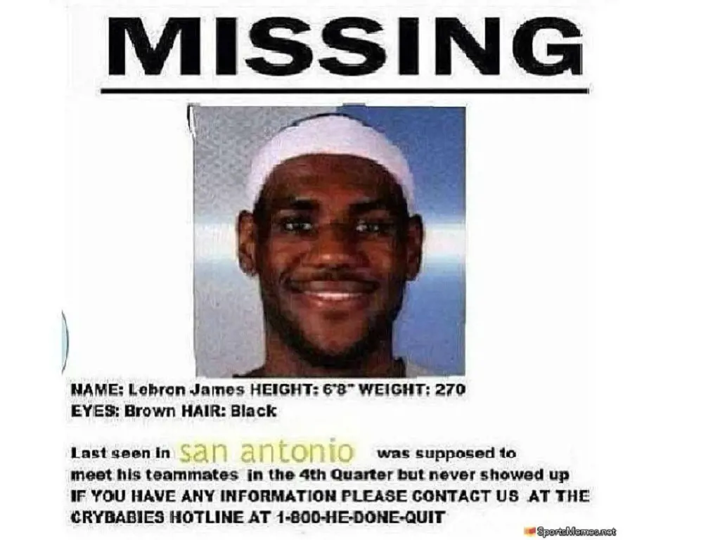 LeBron James missing jokes