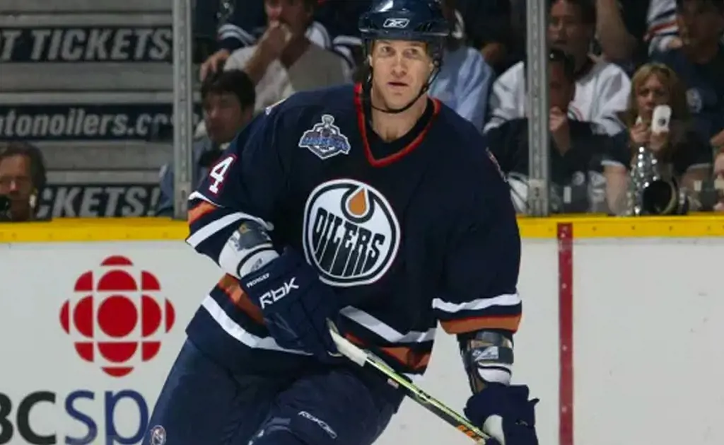 Oilers defenseman Chris Pronger in 2006 playoffs