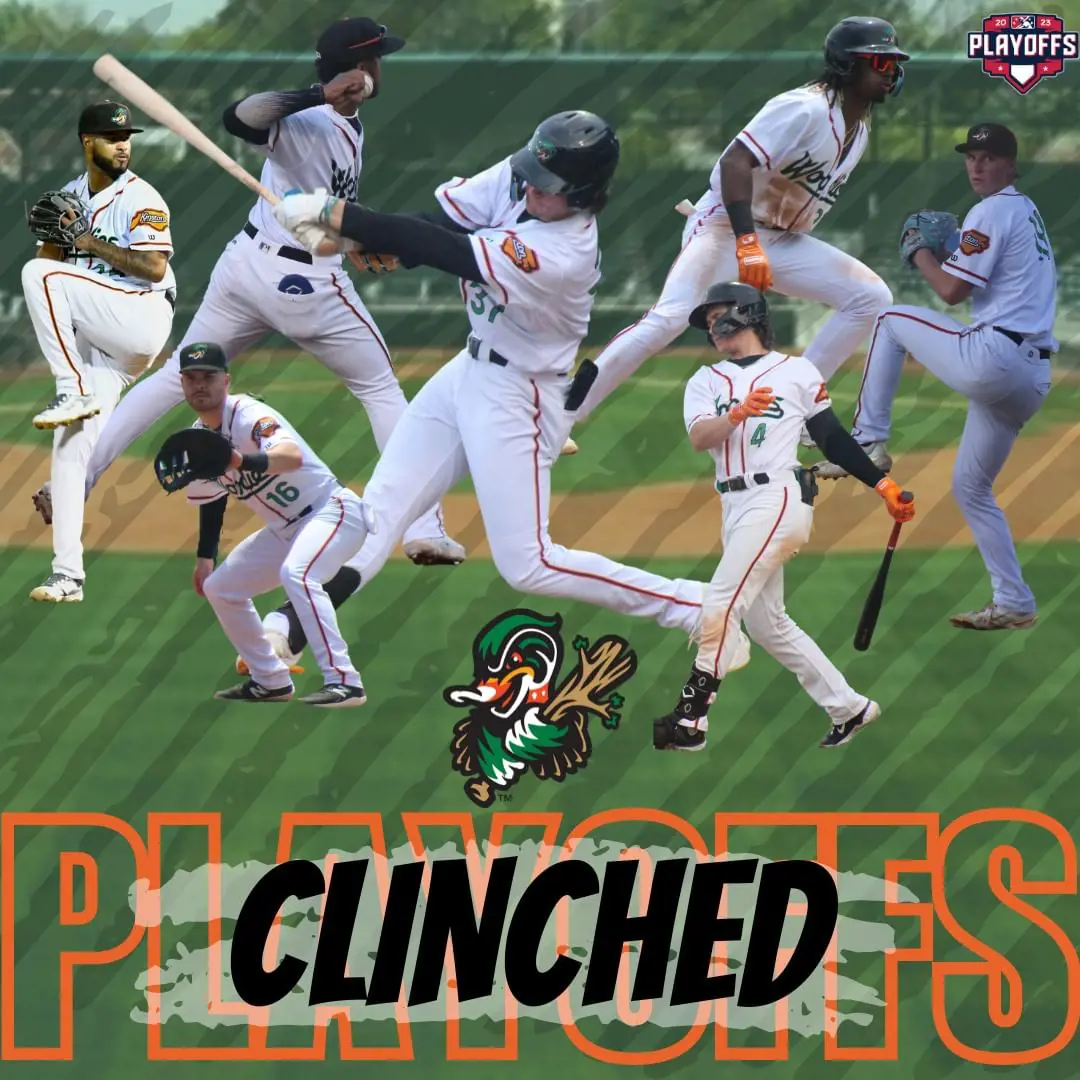 Wood Ducks became the North Division Champs and cliched the spot for playoffs