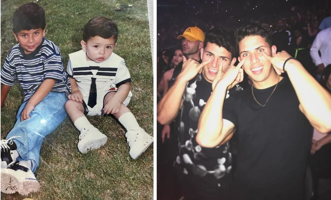 Luis and Ramon throughout the years as seen on Instagram.