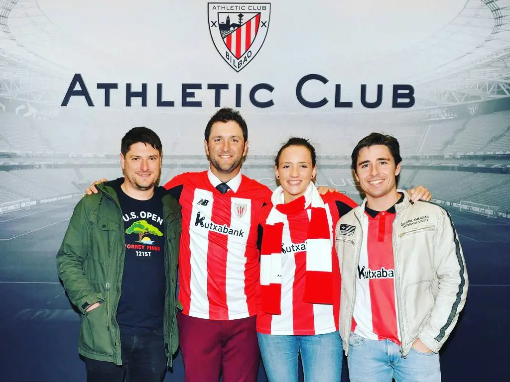 Eriz (left) and Rahm are massive supportes of the Athletic Club.