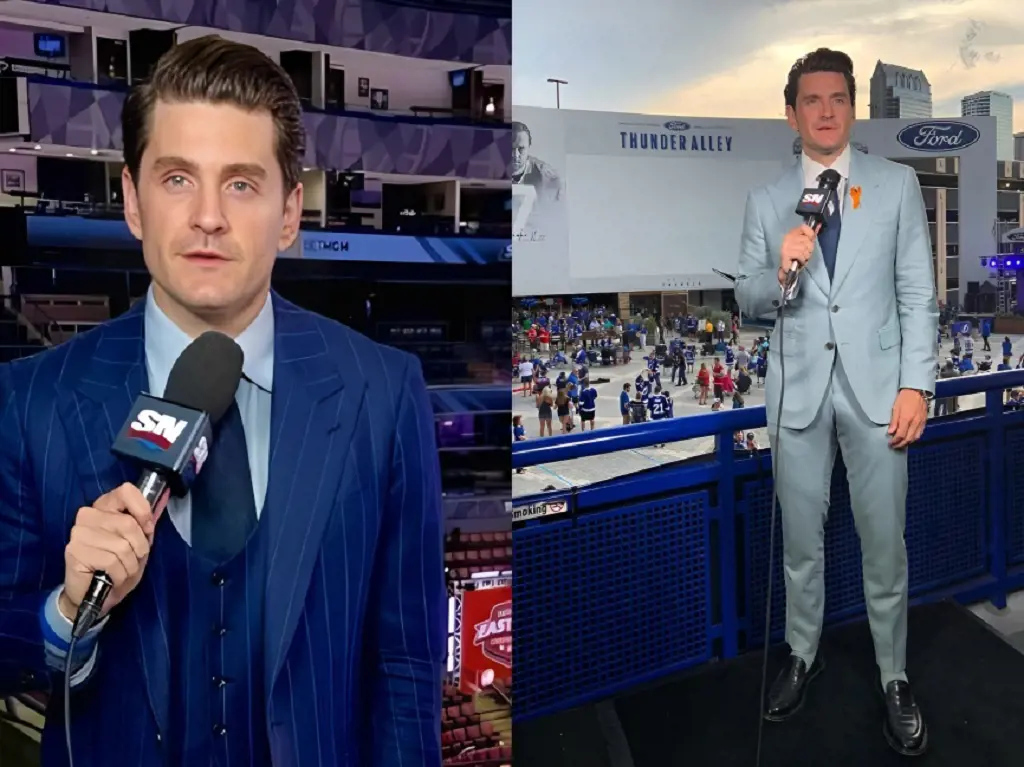 Shawn during his reporting time at Amalie Arena. 