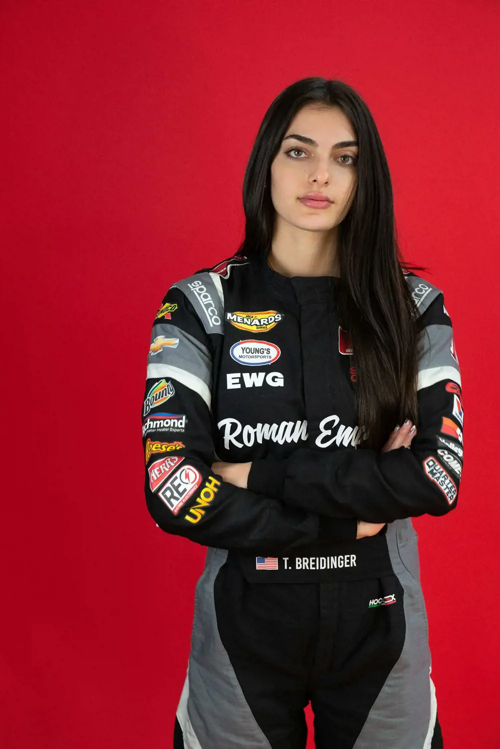 Toni Breidinger is the first Arab-American female driver in NASCAR