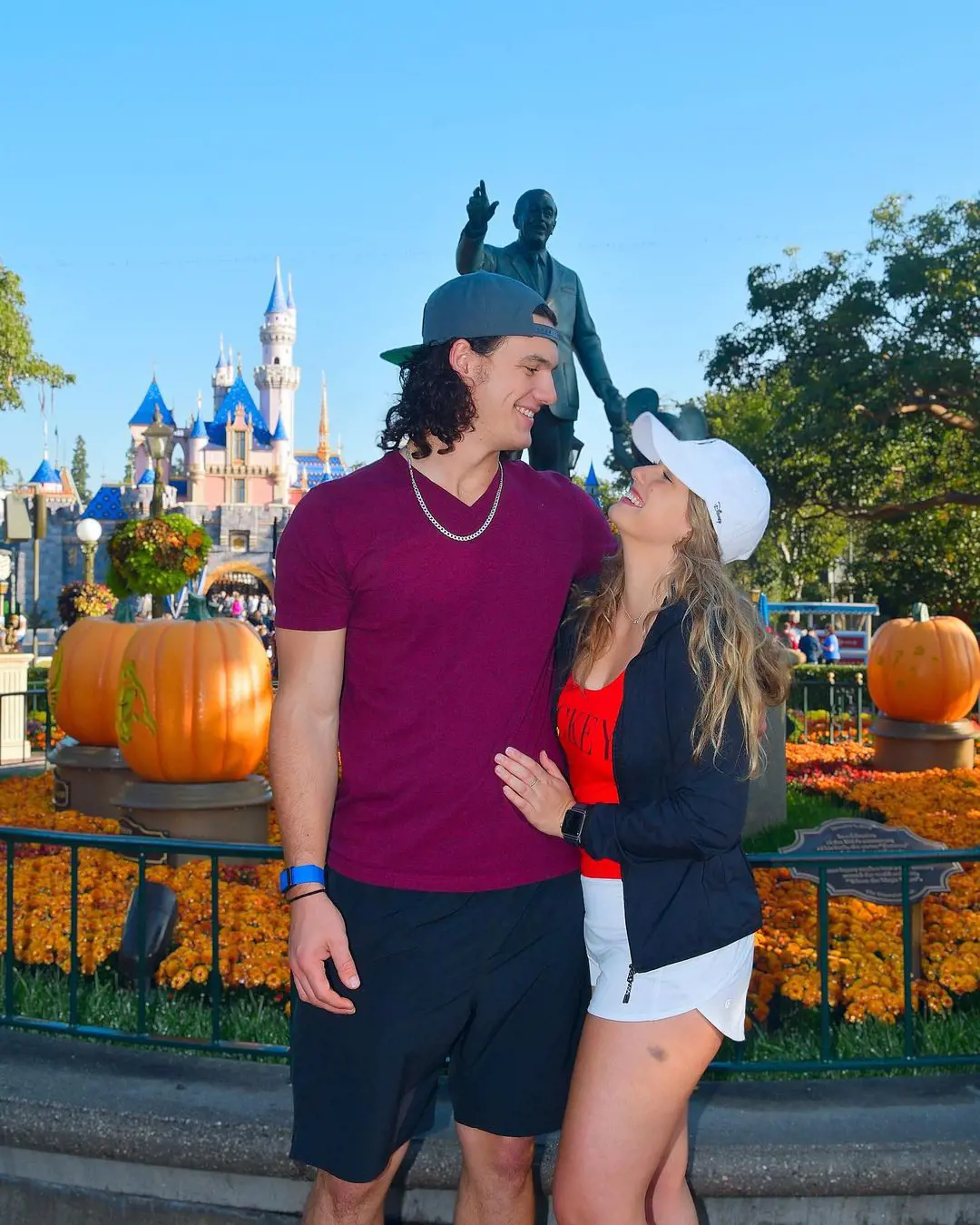 Dasha and James having fun at Disneyland in 17 October 2019.