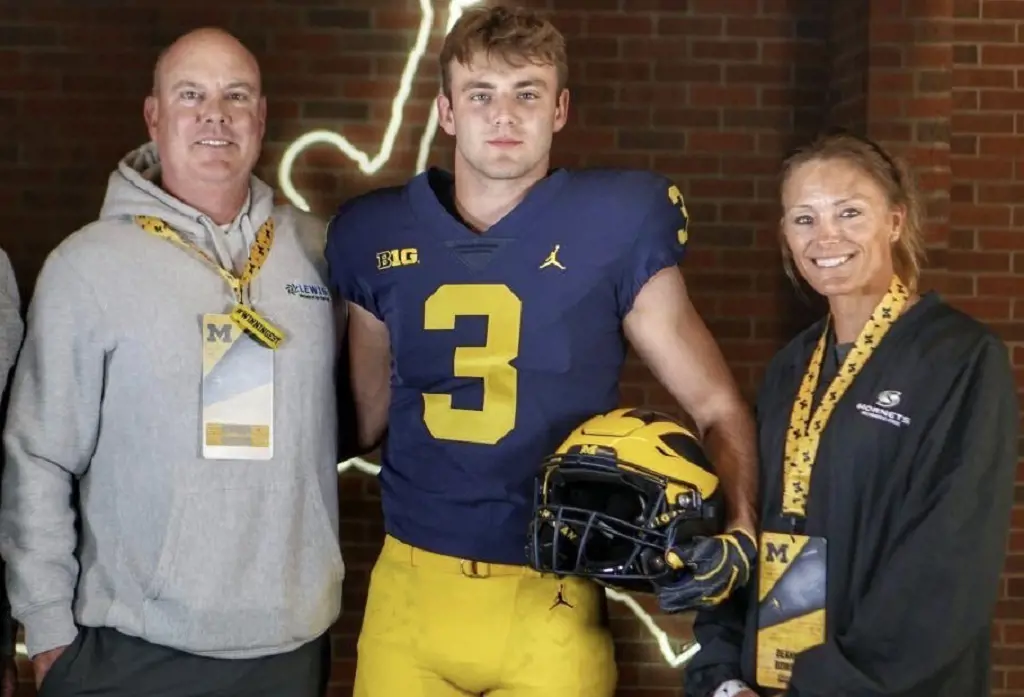 Brock accompanied by his mum DeAnna and dad Warren to his first ever trip to Michigan in March 2020