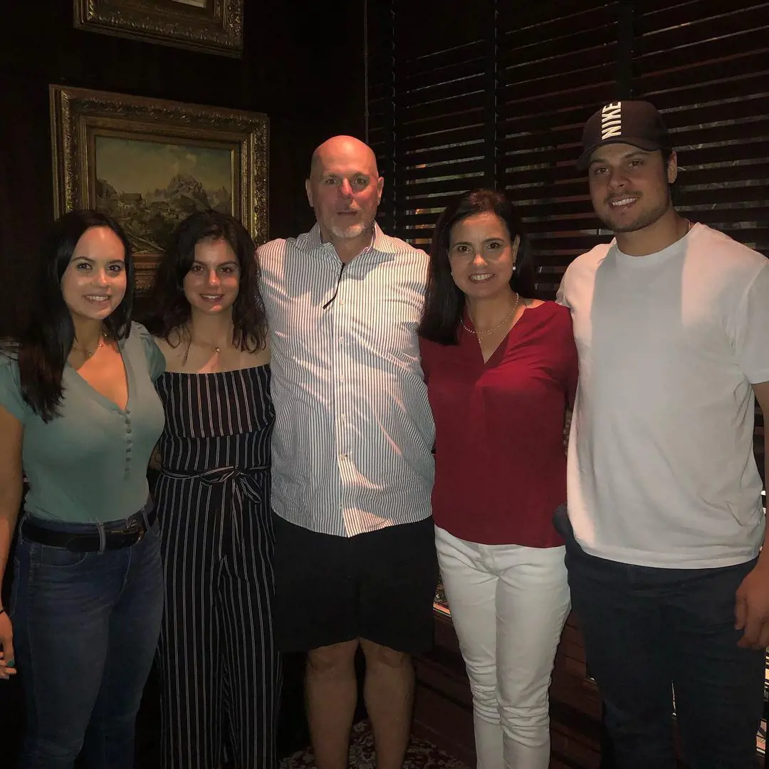 From left: Auston, Ema, Brian and his two siblings Breyana and Alexandria in 2018