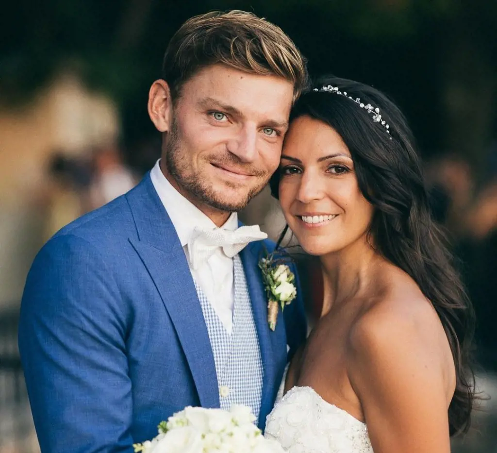 David Goffin married Stephanie Tuccitto on a memorial ceremony.