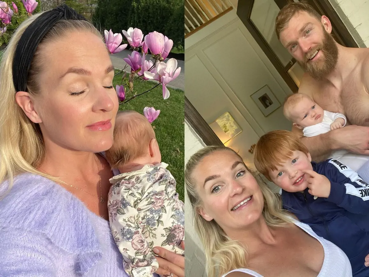 Ekholm spending his off season time with Ida and their two kids