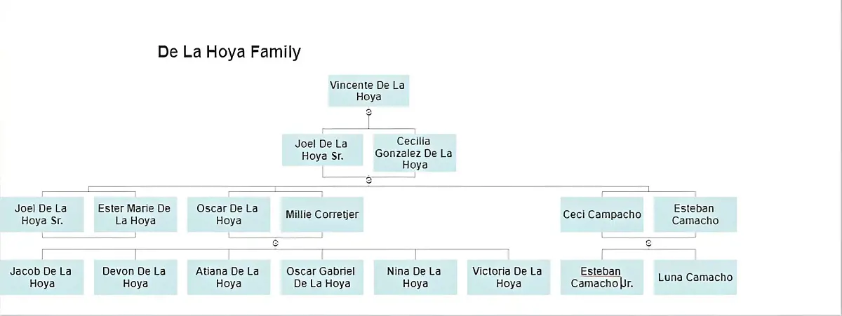 The De La Hoya clan since Vincente.