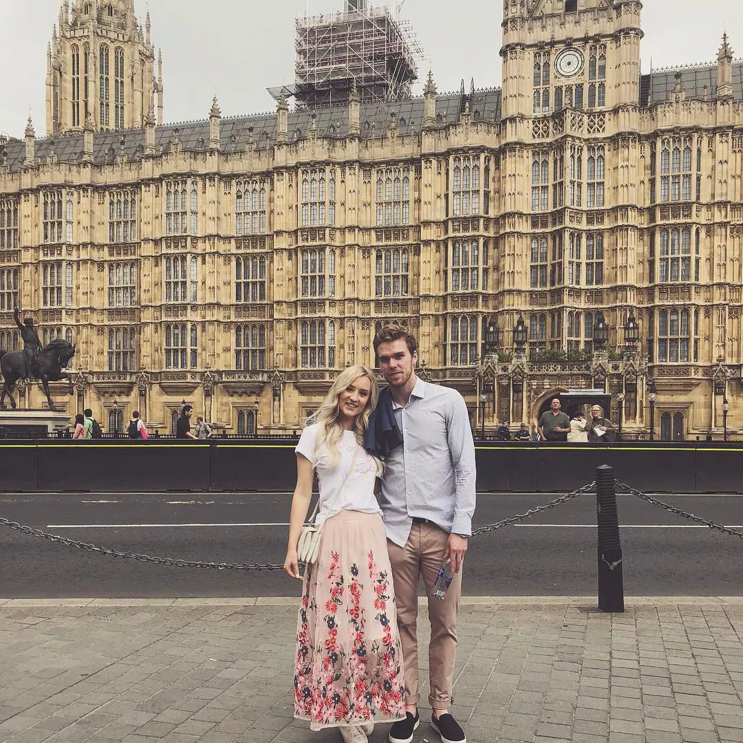McDavid vacation to Westminster with his beau Lauren in May 2018