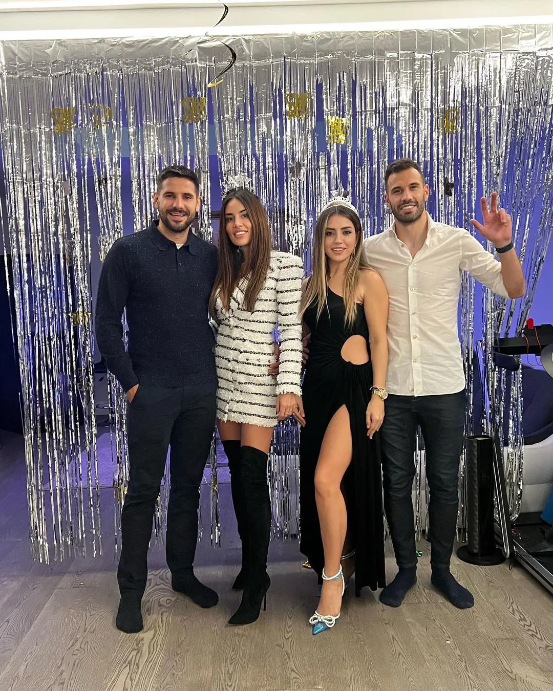MItrovic family celebrated the new year with Milivojevic family of his national teammate Luka Milivojevic on January 1st