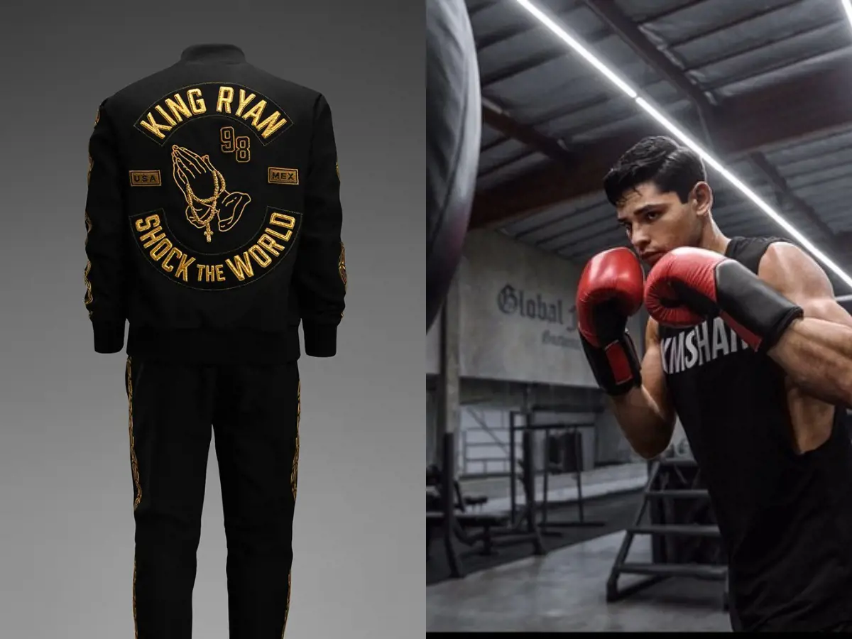 Special tracksuit for Ryan Garcia for his comeback fight in 2022. 