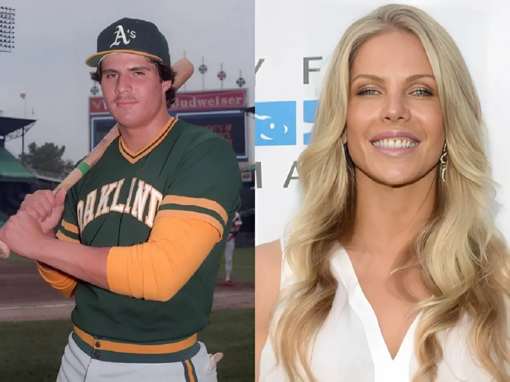 Jose Canseco with wife Jessica Canseco and daughter Josie Canseco, WireImage
