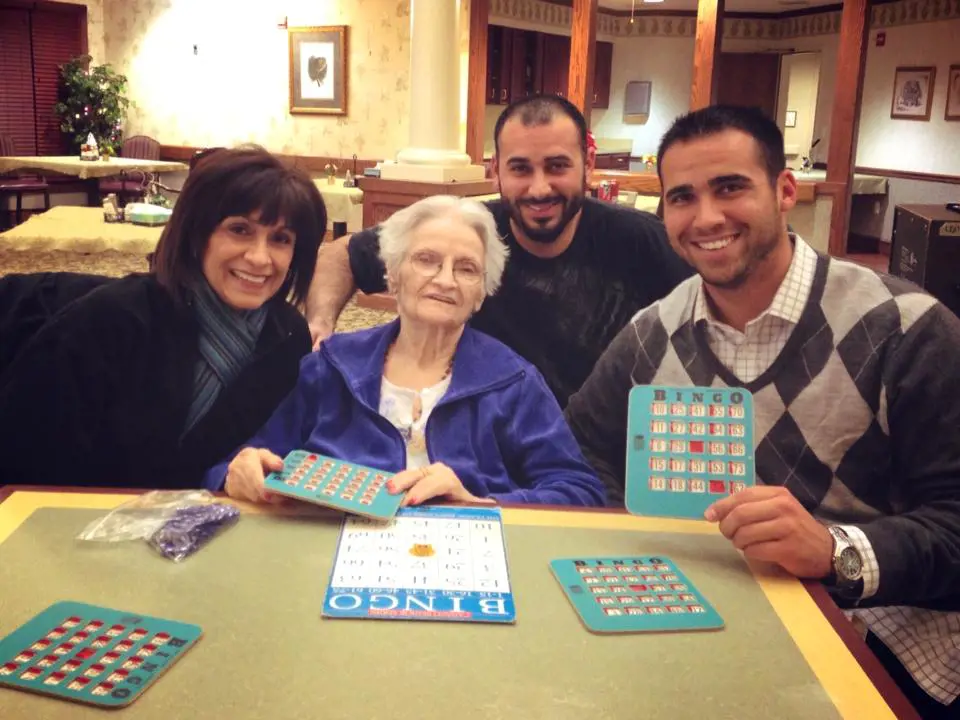 Daniel celebrated Christmas season playing Bingo with his 92 year old grandma in the nursing home in 2013.