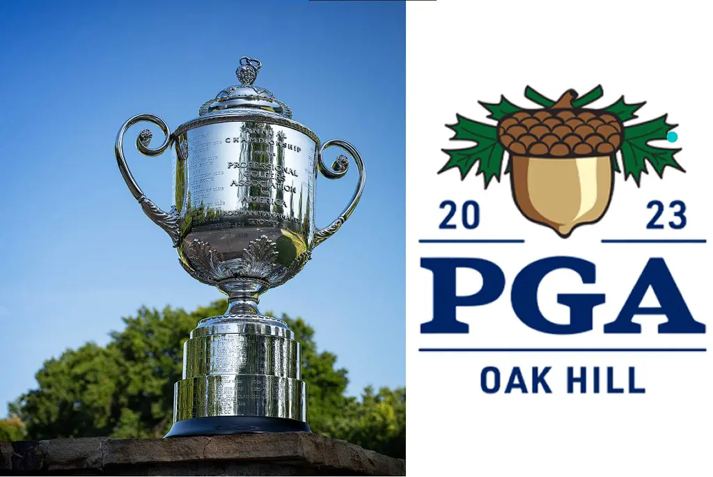 The 2023 PGA Championship begins on May 18 at Oak Hill Country Club