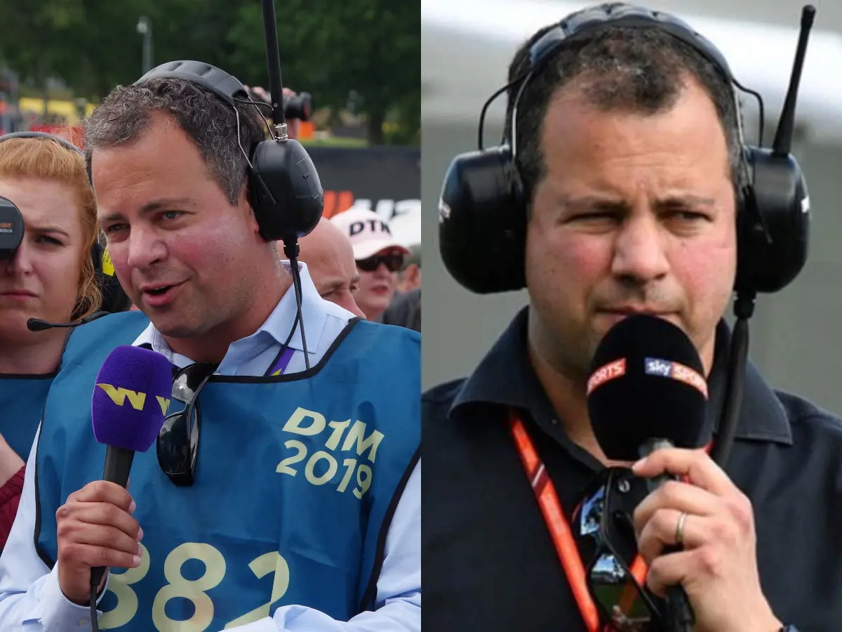 Ted Kravitz covering the 2019 Brands Hatch W Series. He joined Sky Sports in the late 2011