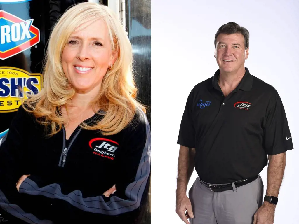 Tad and Jodi are the owners of JTG Daugherty Racing.