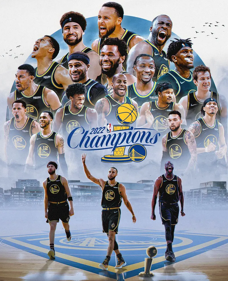 GSW won their seventh NBA Championship in 2022.