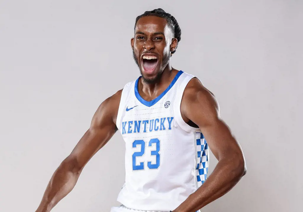 Jackson while playing college basketball for the Kentucky Wildcats 