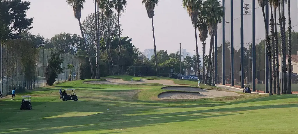 Rancho Park golf course in the western United States, located in southern California in the city of Los Angeles.