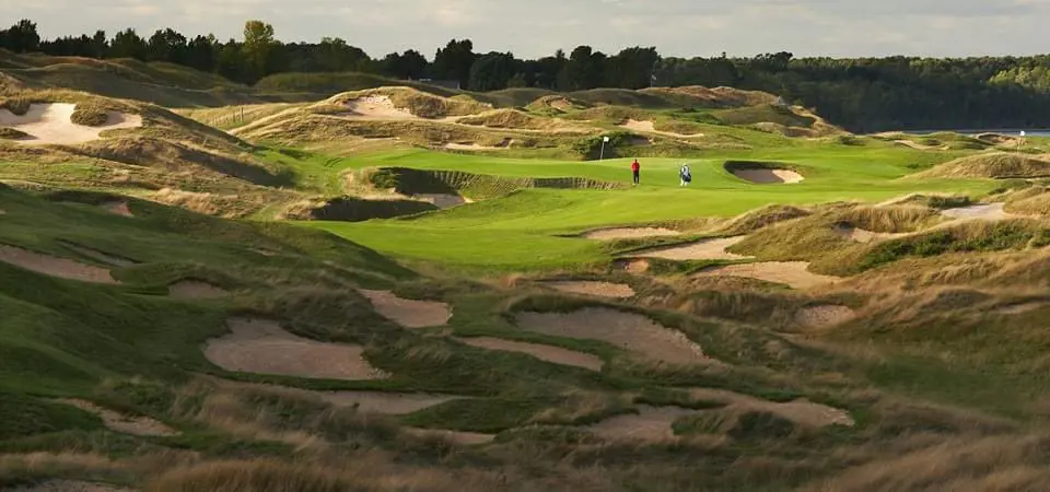 Whistling Straits is one of two 36-hole links-style golf courses associated with Destination Kohler.