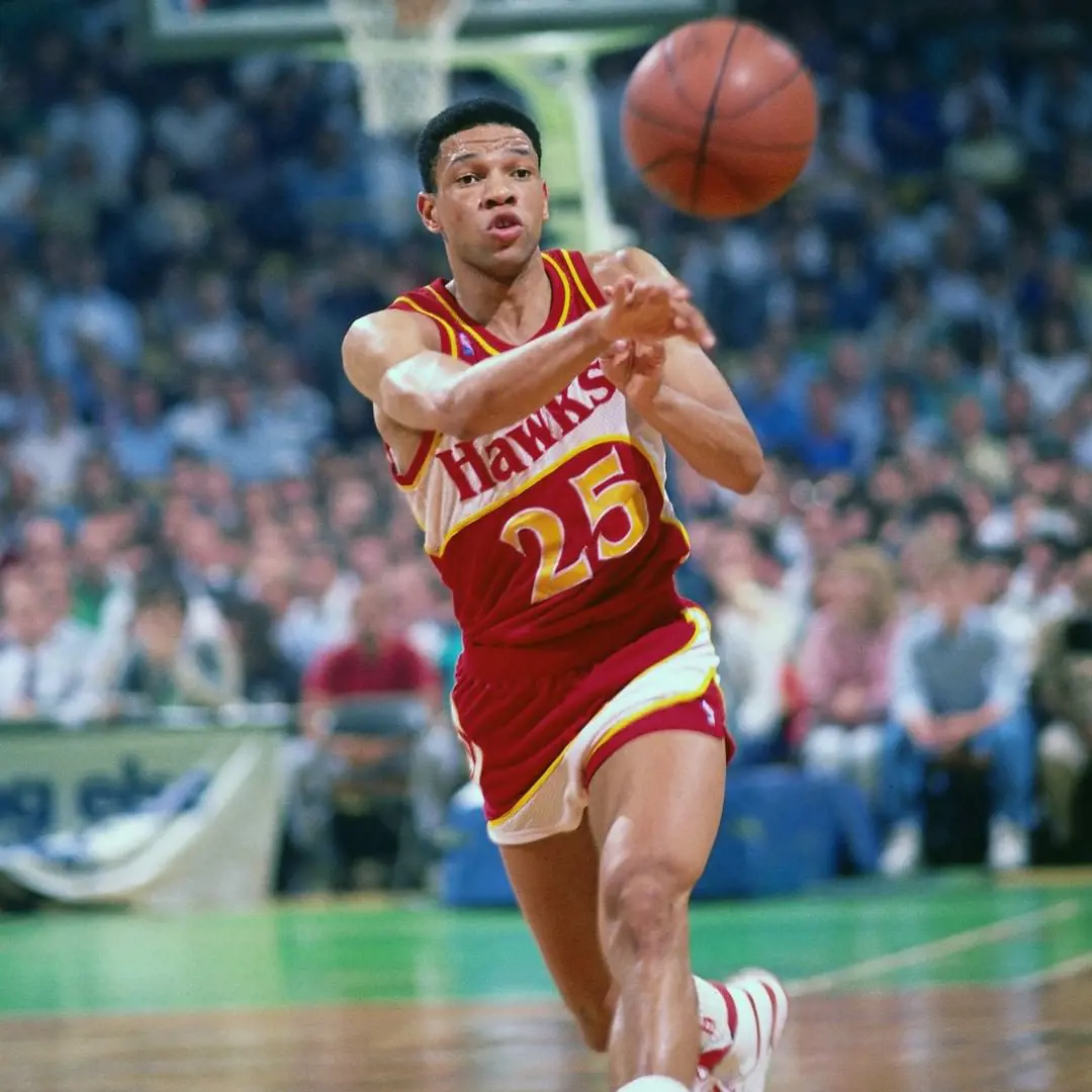 Doc during his playing days in NBA for the Atlanta Hawks