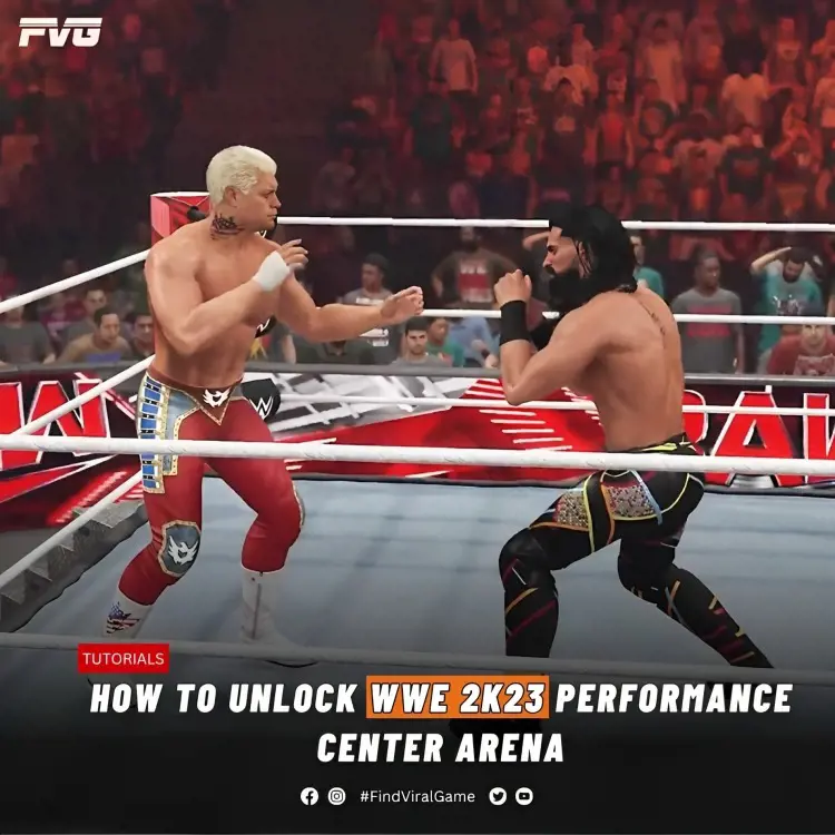 The Performance Center in WWE 2K23 can only be accessible after you unlock it