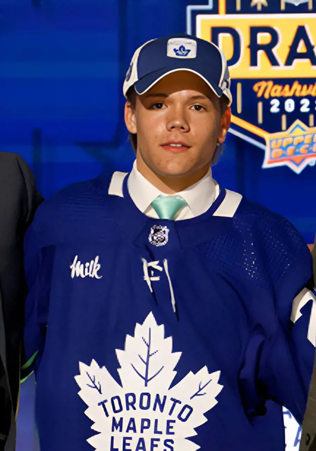 Easton's draft as a 28th overall in the first round by the Maple Leafs came as a surprise.